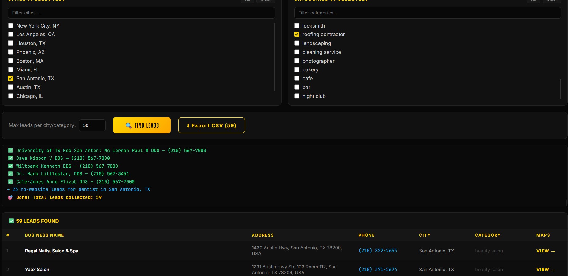 Lead generation automation tool
