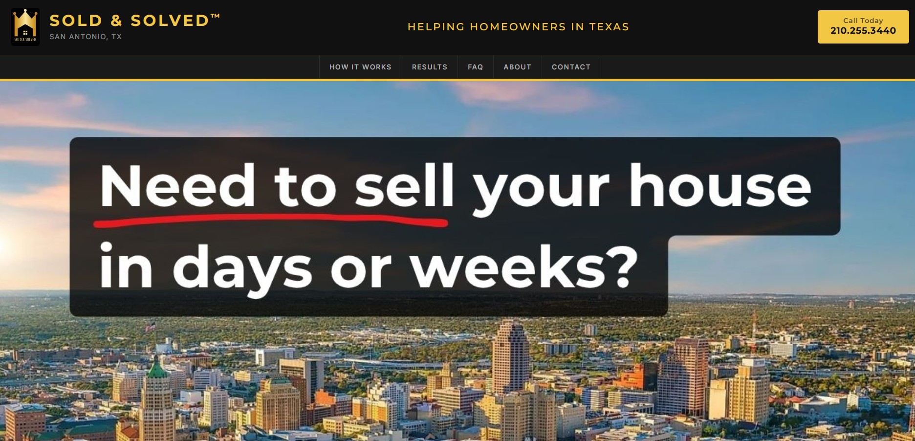 Real estate investor website